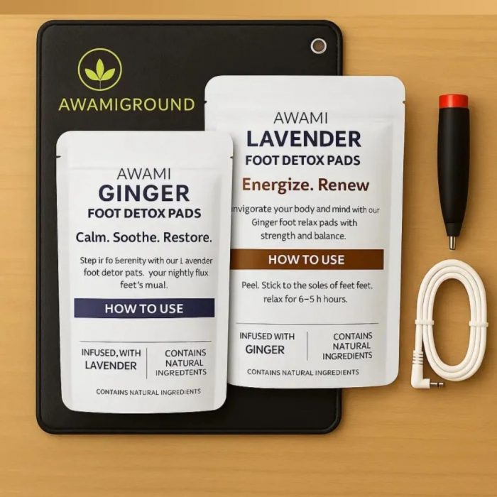 Detox Kit – Awami Mat & Foot Detox Pads for Wellness